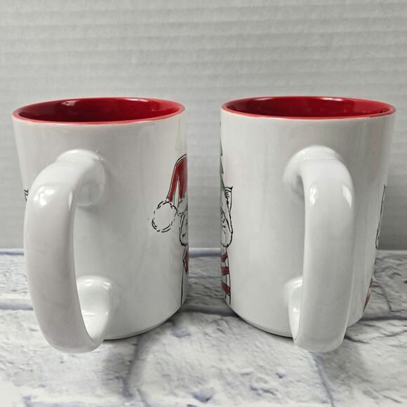 NWT Grumpy Cat set of 2 Holiday Mugs Ceramic Christmas Coffee Tea Hot Chocolate - Picture 4 of 16